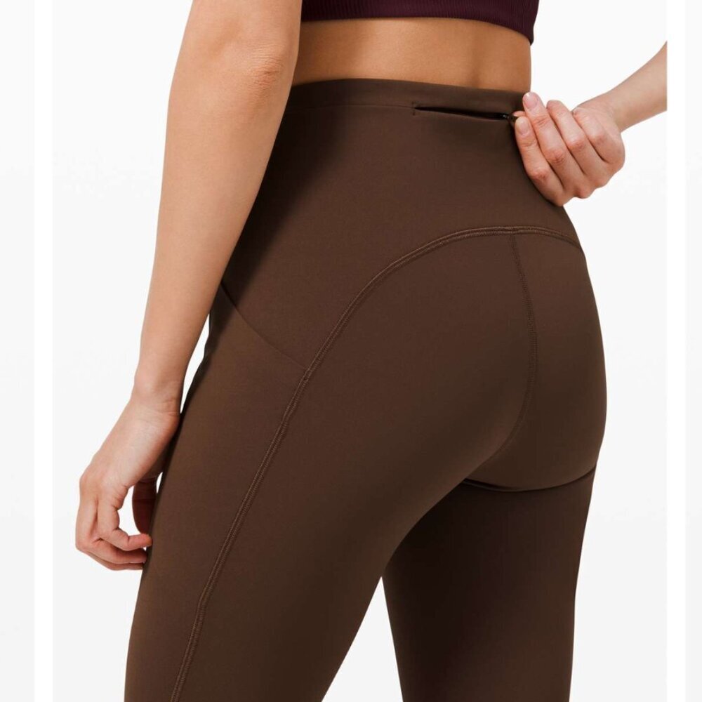 Lululemon Swift Speed High-Rise Crop 21" Brown Earth Size 6 $118 - Picture 4 of 10